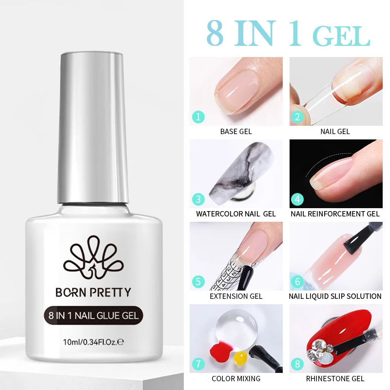 Super Top Coat and Base Gel Nail Polish Set
