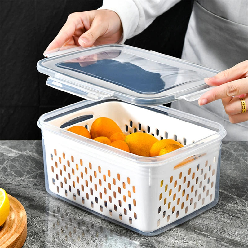 Fresh Vegetable Fruit Drain Basket