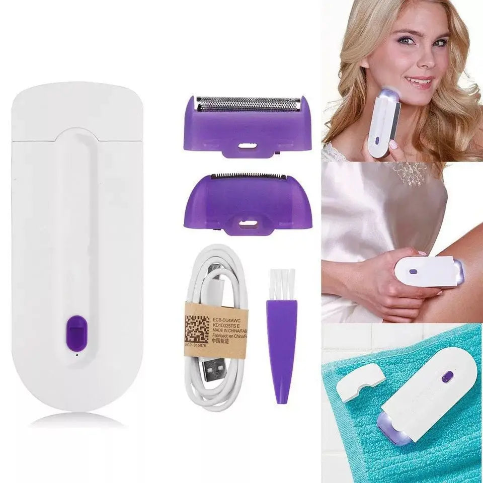 Rechargeable Blue-Light Epilator for Face