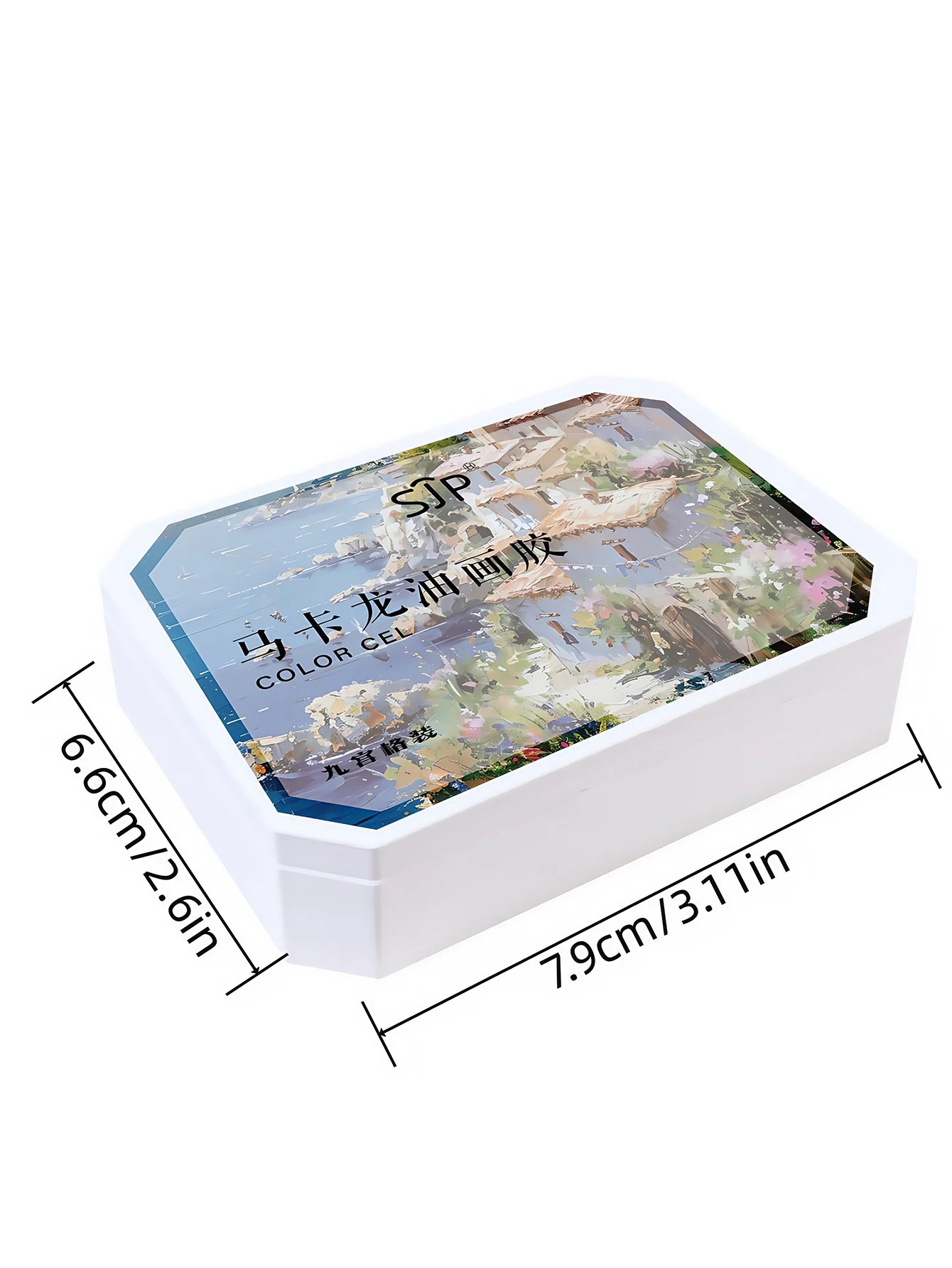 9-Color Macaron Gypsum Semi-Solid Nail Polish Set