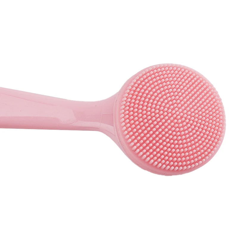 Double-Sided Silicone Facial Cleansing Brush
