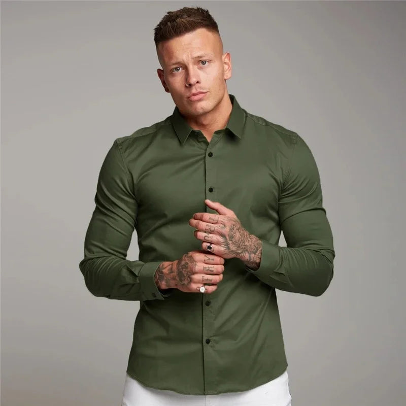 Slim Fit Long Sleeve Shirt