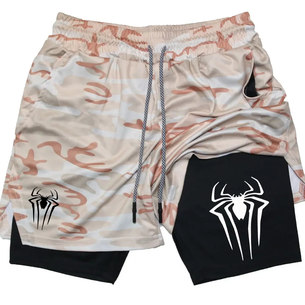 Unisex Anime Print Summer Shorts