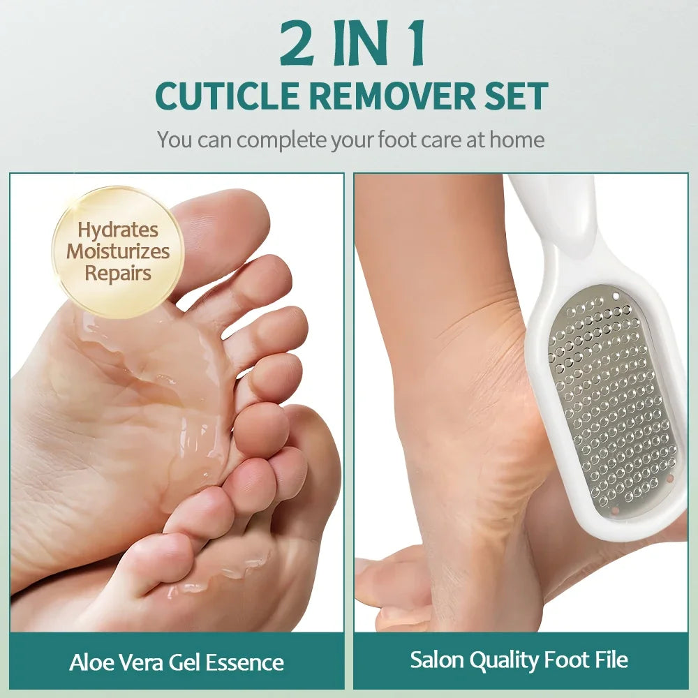 Callus Softener Gel and Foot File Set