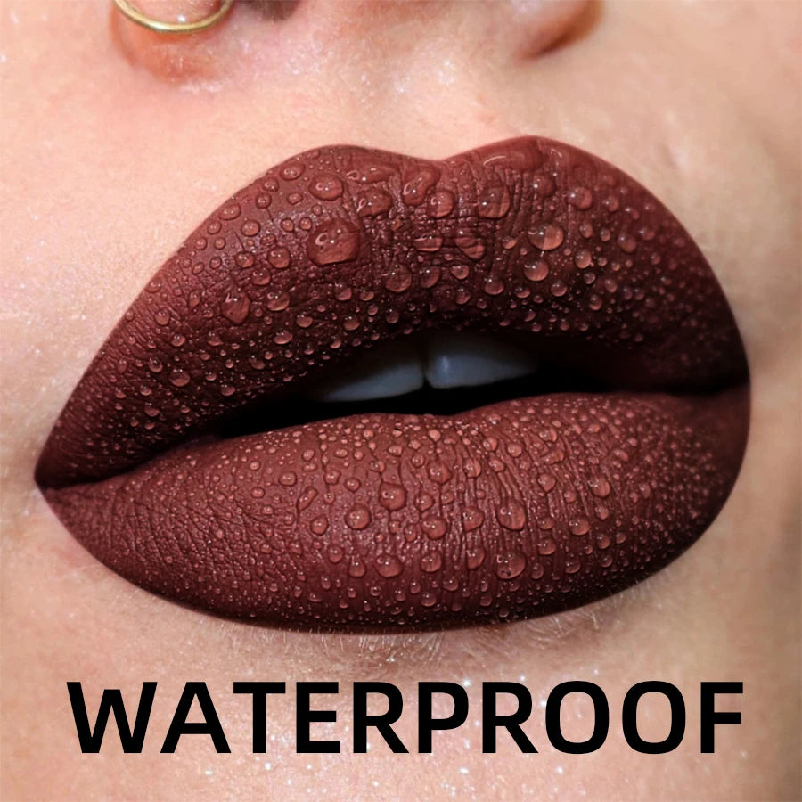 19-Color Matte Velvet Lip Gloss Collection