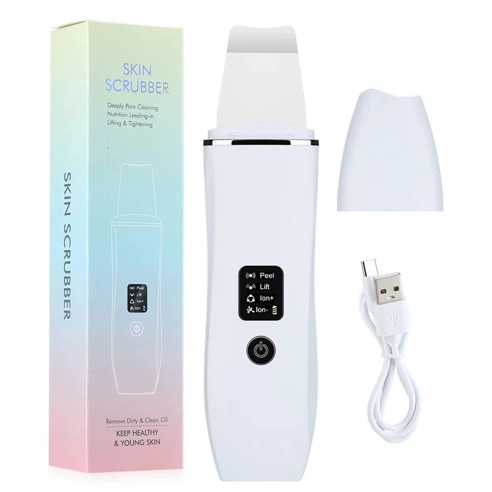 Ultrasonic Facial Skin Scrubber
