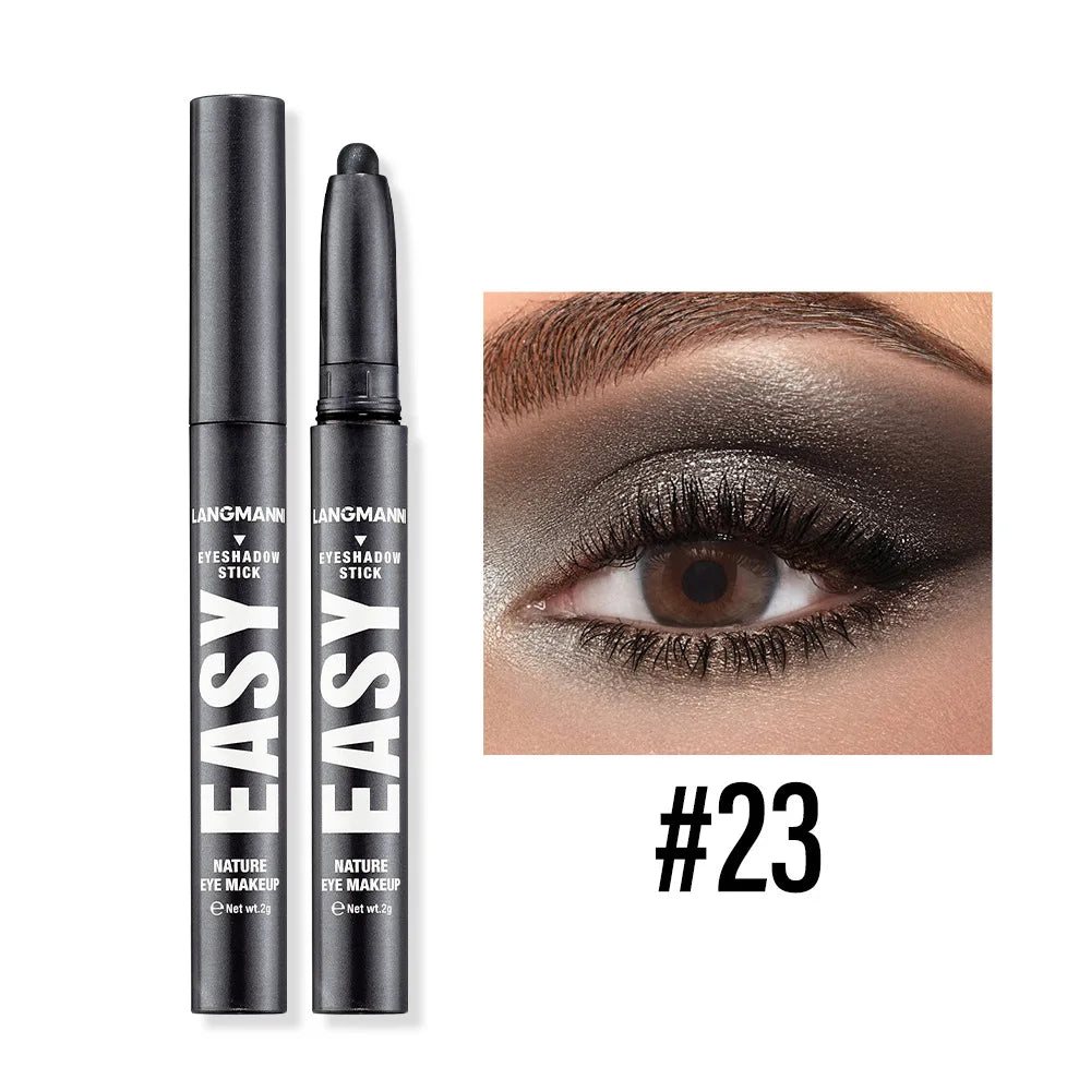 Metallic Grey-Blue Eyeshadow Stick
