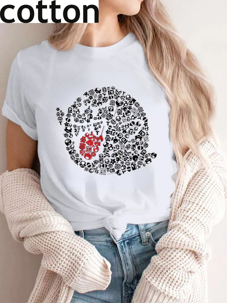 Funny Boo Graphic Cotton T-Shirt