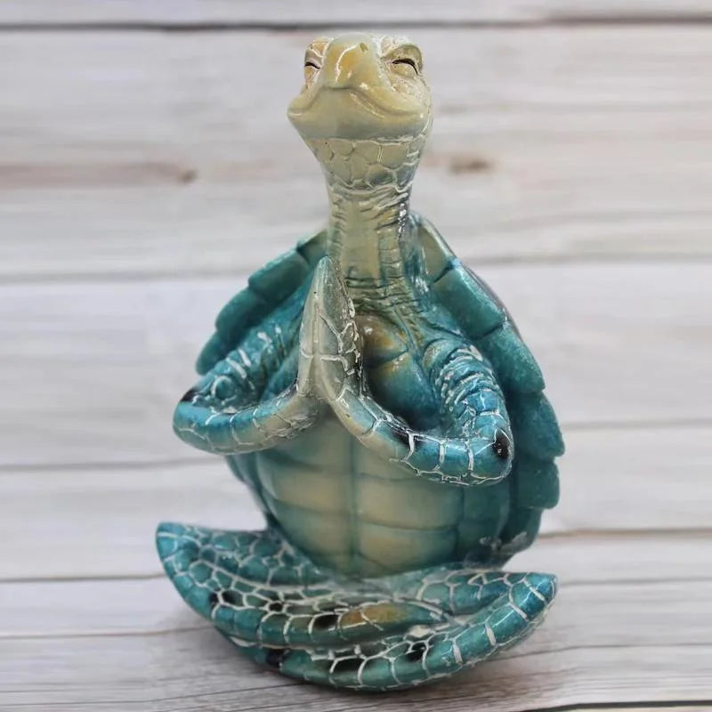 Meditating Sea Turtle Figurine