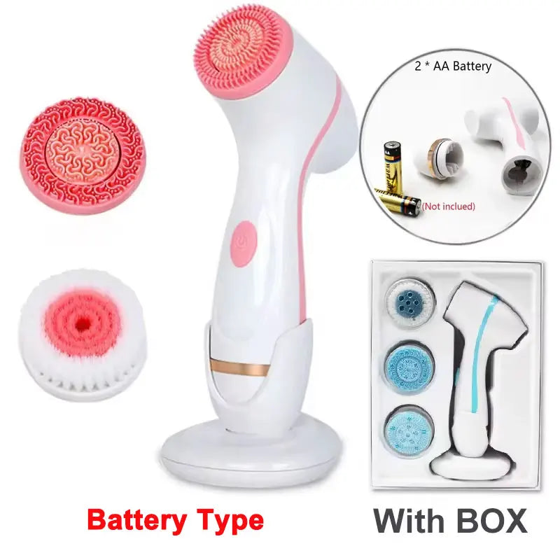 3-in-1 Sonic Facial Cleansing Brush