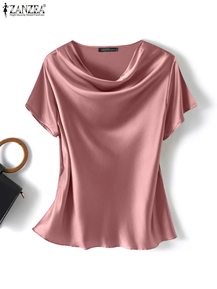Elegant Satin Blouse