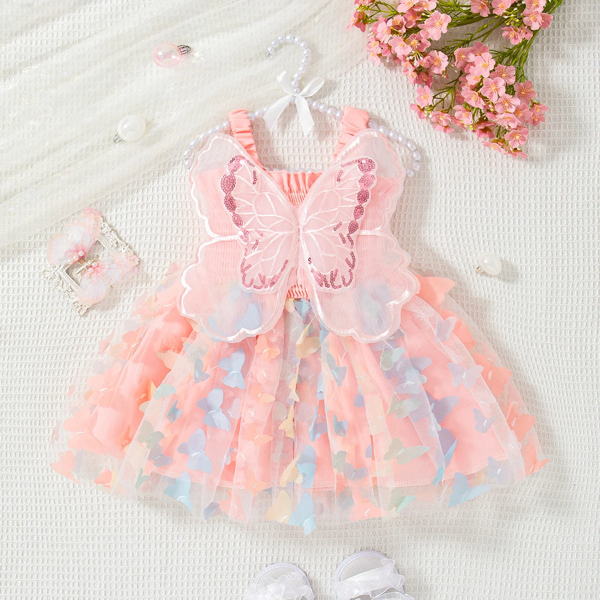 Butterfly Wing Baby Girl Dress