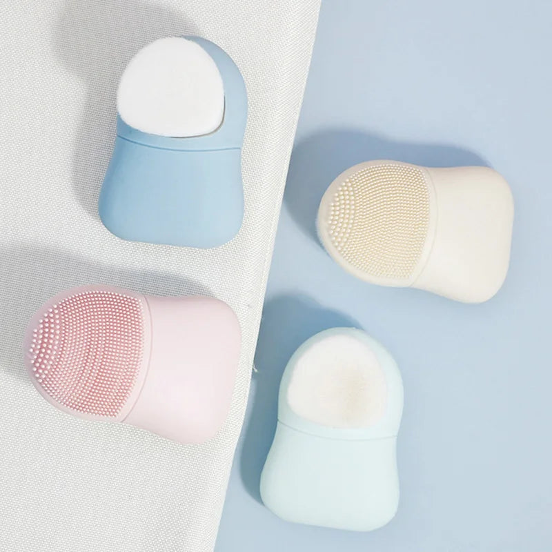 Double-Sided Silicone Facial Cleansing Brush