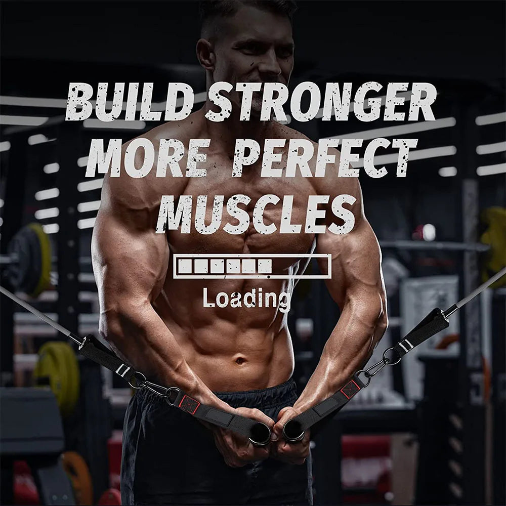 Metal Gym Handles for Resistance Bands Workouts