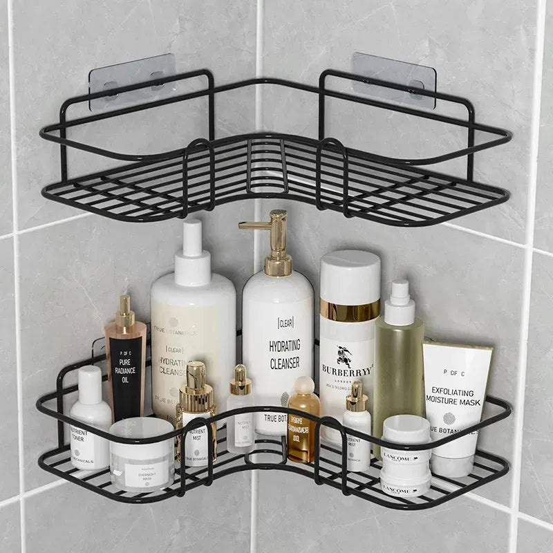 Corner Wall-Mounted Bathroom Shelf