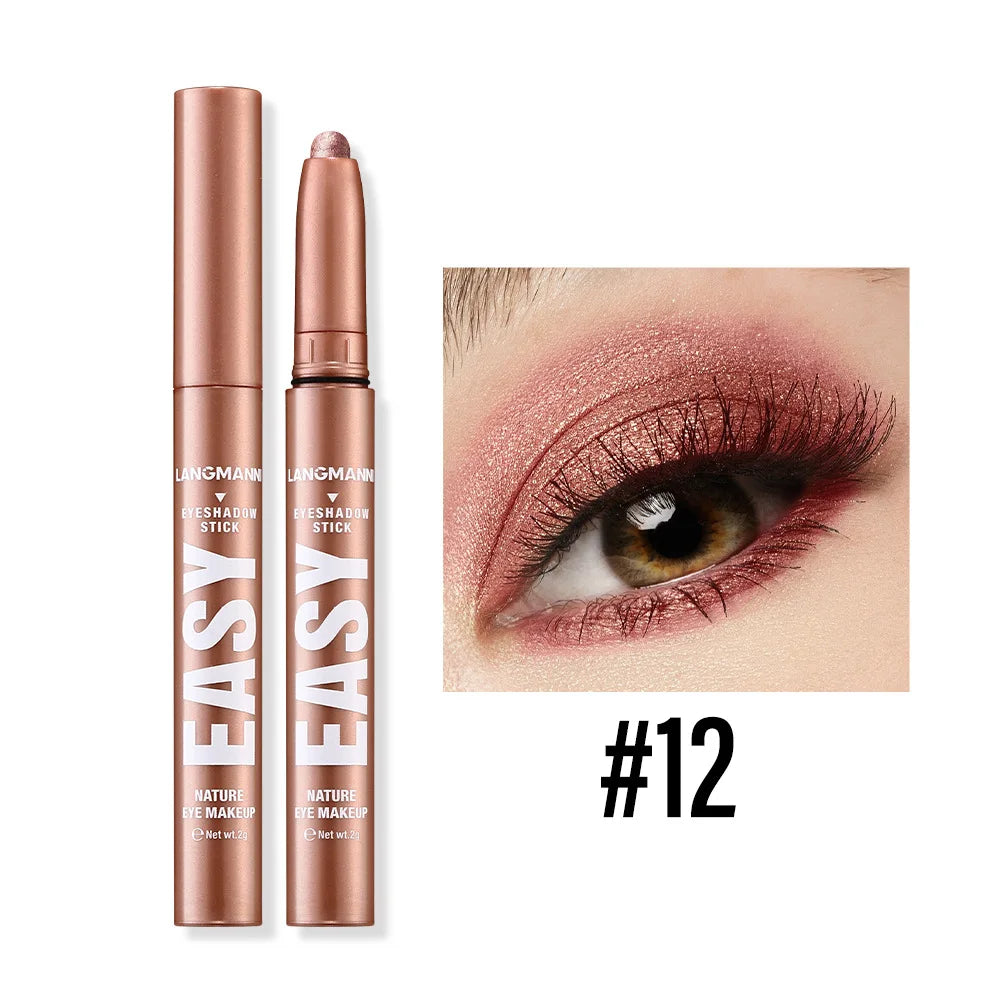 Metallic Grey-Blue Eyeshadow Stick