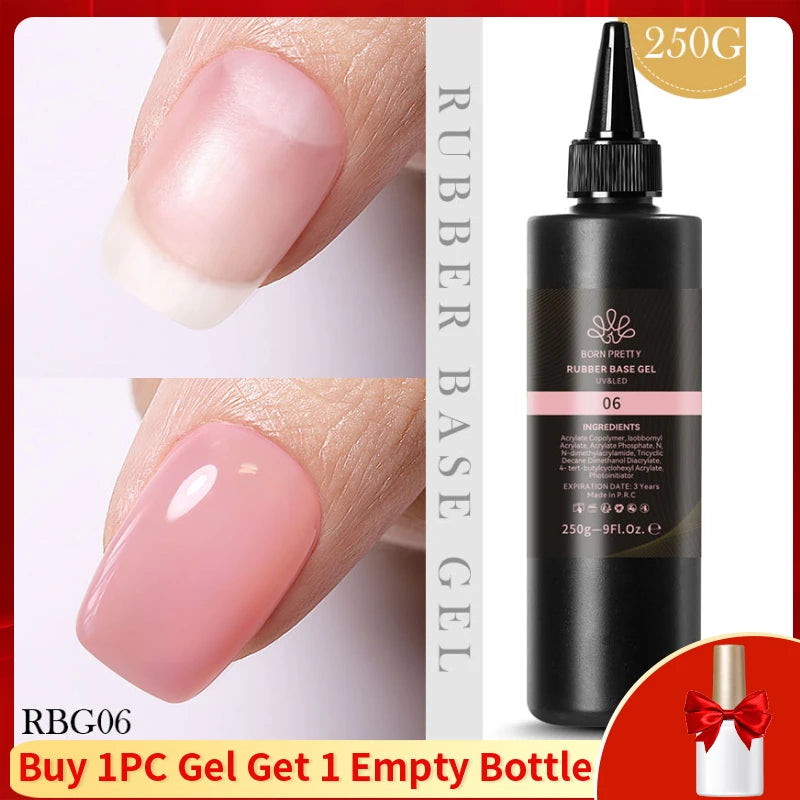 250g Super Top Coat Gel Nail Polish Set