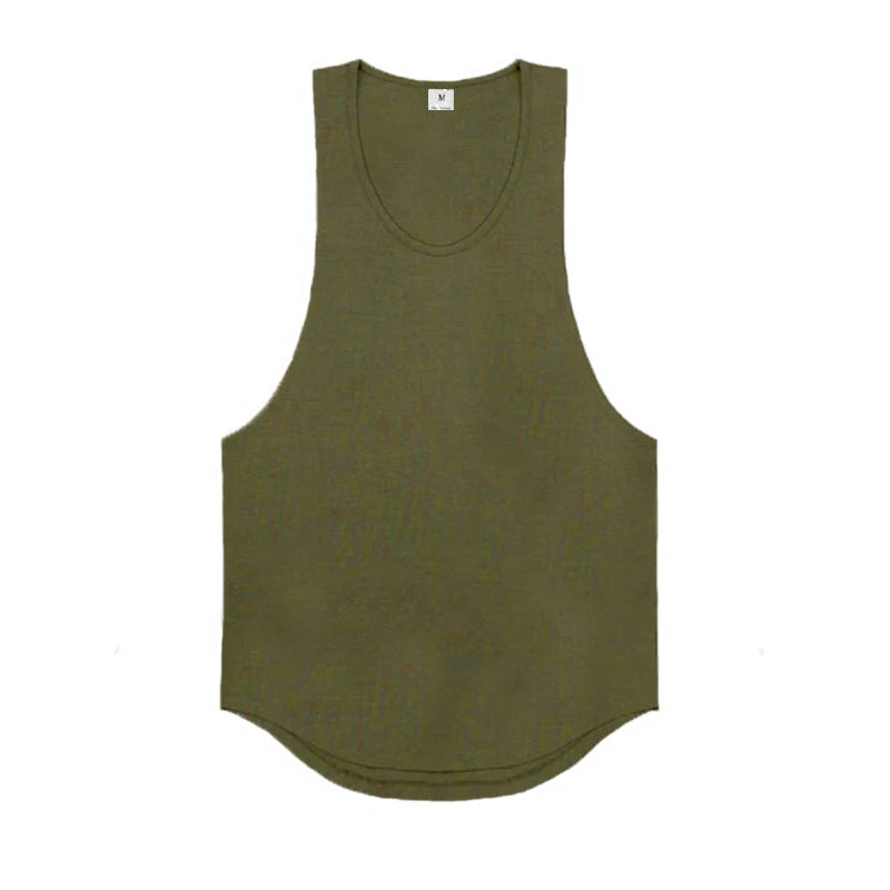 Cotton Sleeveless Muscle Tank