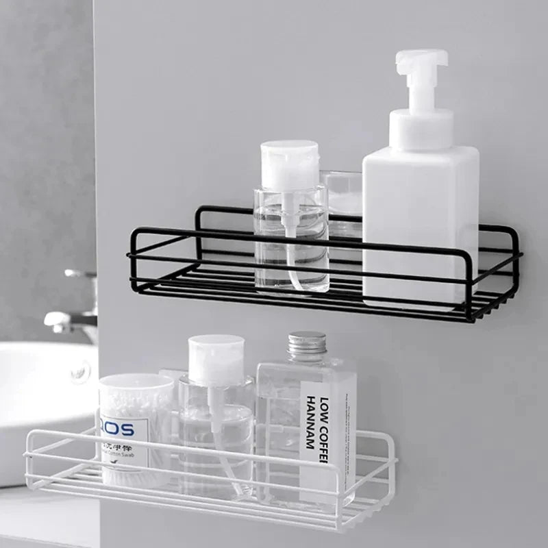 Corner Wall-Mounted Bathroom Shelf