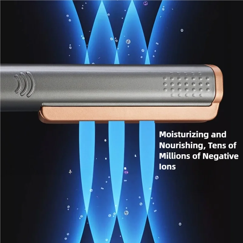 2-in-1 Ceramic Straightener Curler Ionizer