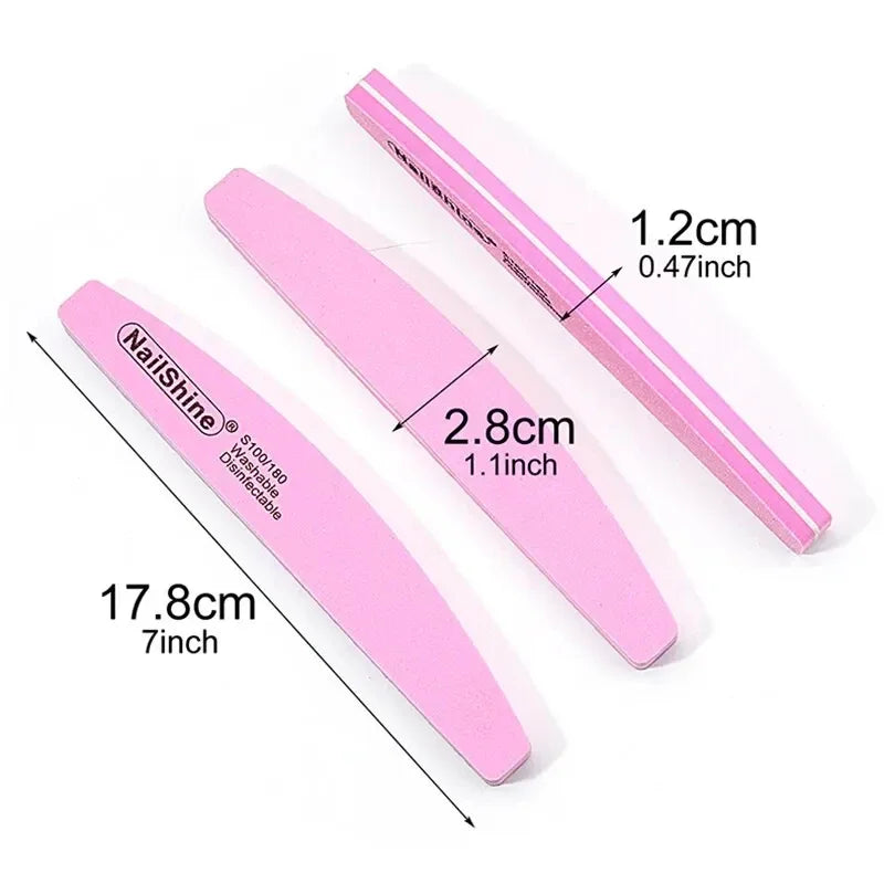Colorful Double-Sided Nail Buffer Blocks