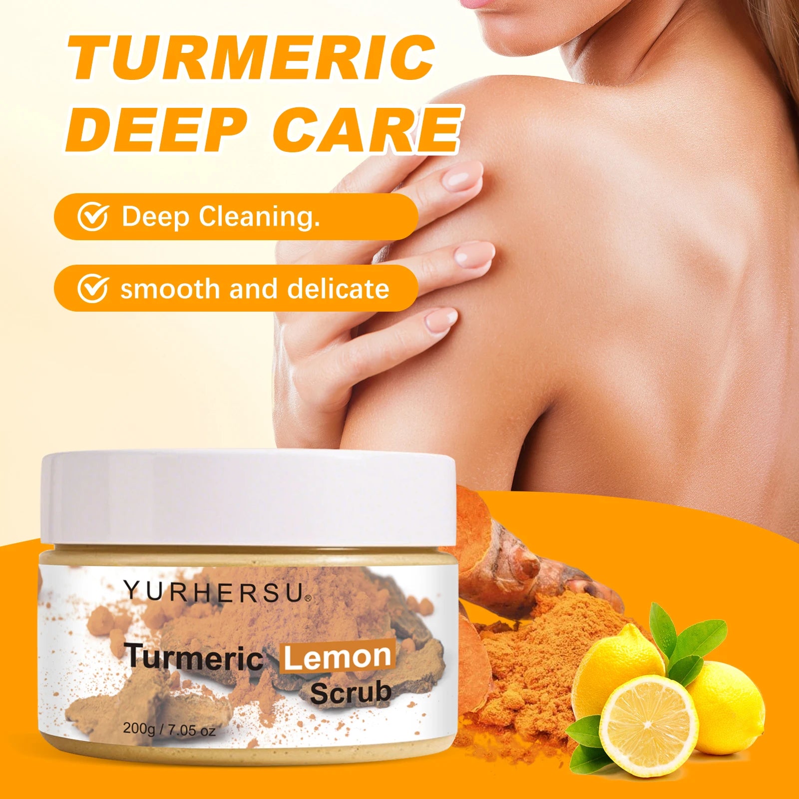 Turmeric Vitamin C Exfoliating Body Scrub