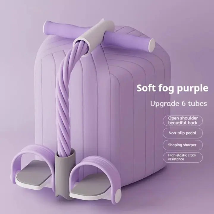 6-Tube Pedal Resistance Band