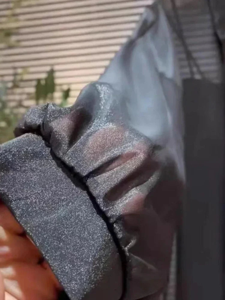 Summer Ice Silk Sheer Chiffon Blouse