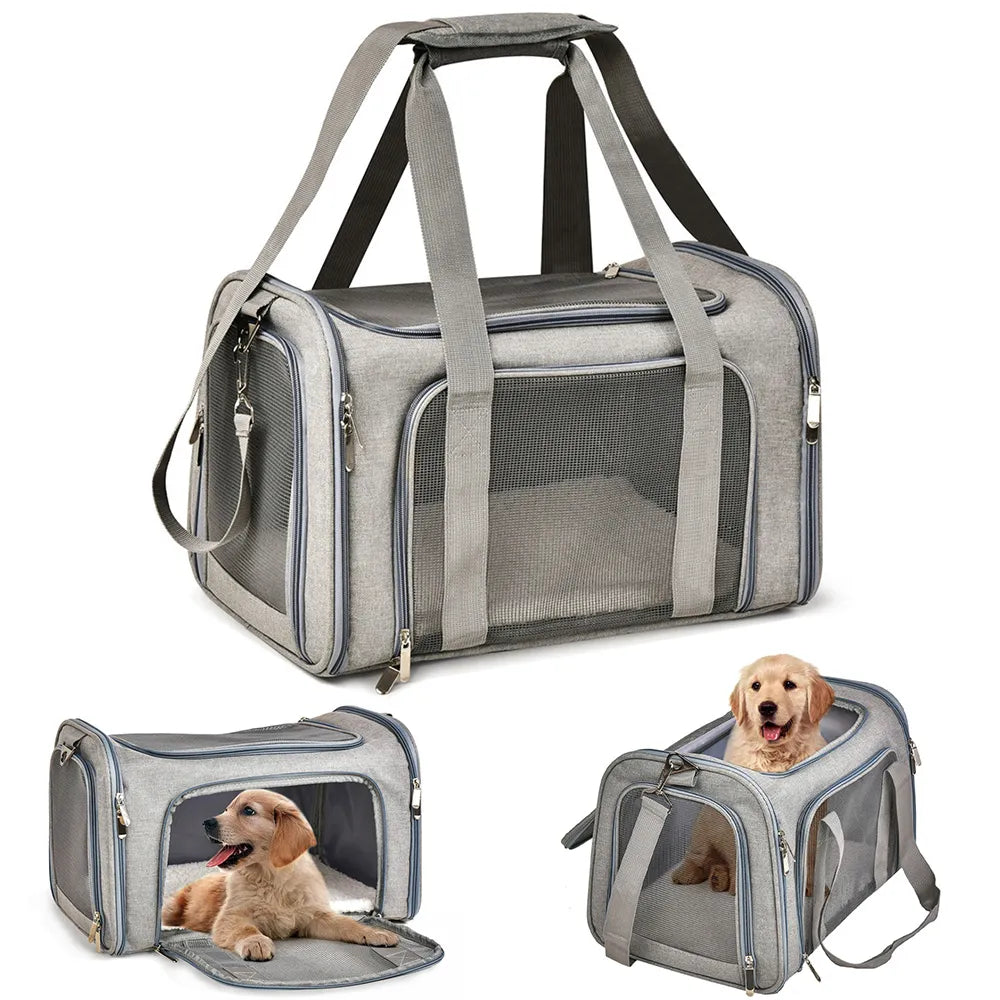 Airline Approved Soft-Sided Dog Carrier Backpack for Travel