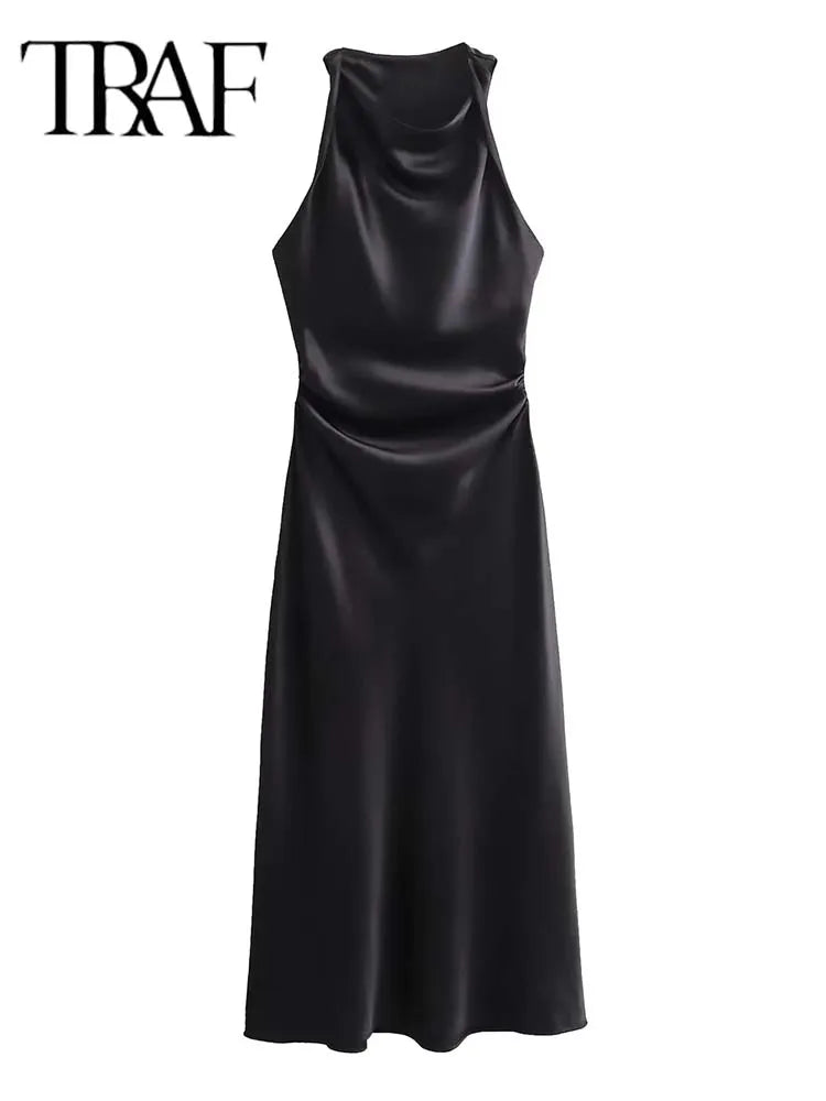 Elegant Satin Slip Dress
