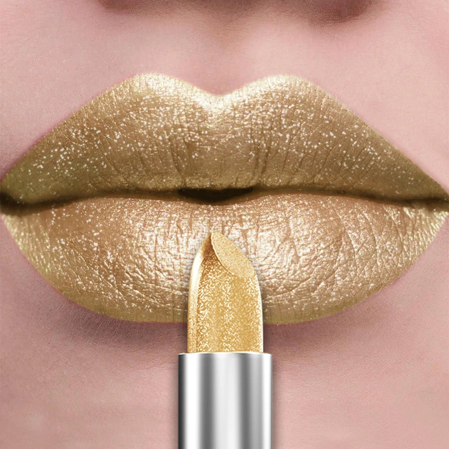 21-Color Metallic Glitter Lipstick Set
