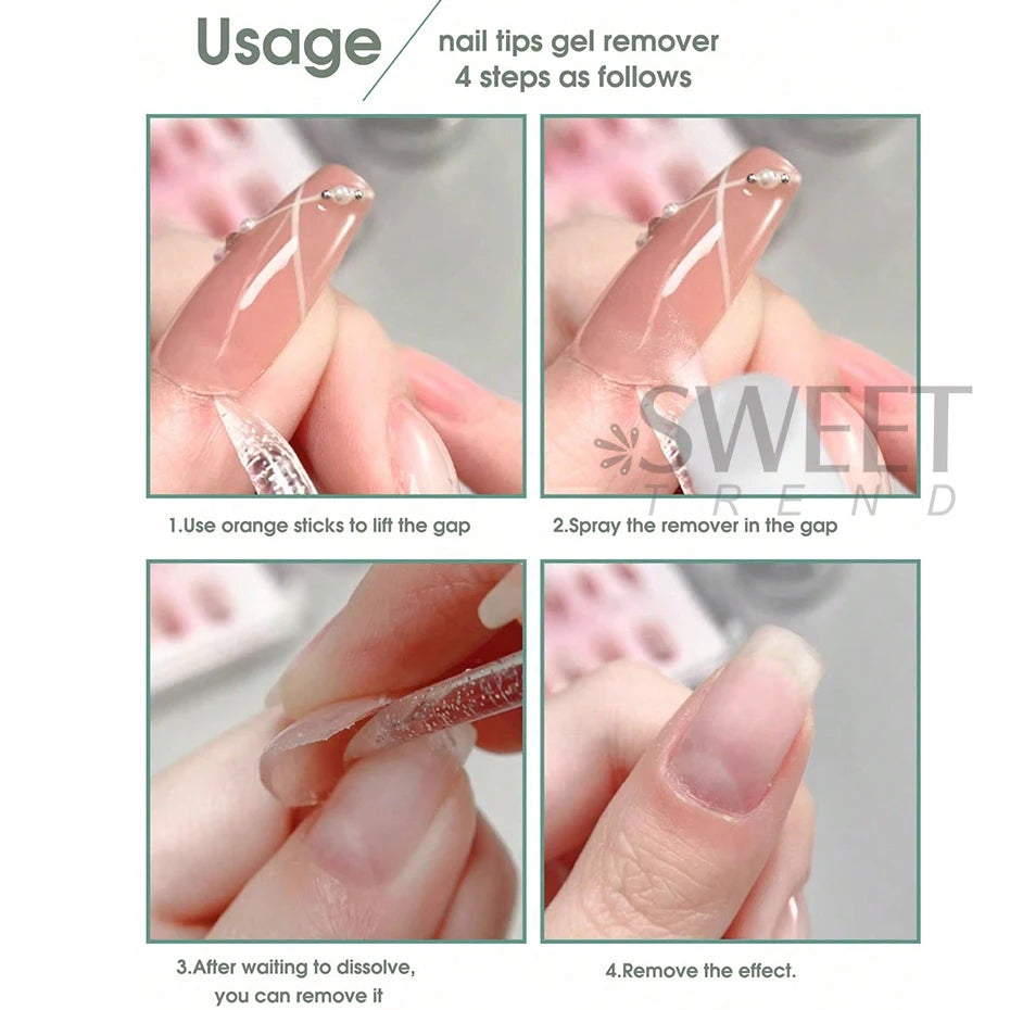 False Nail Tip Adhesive Remover Liquid
