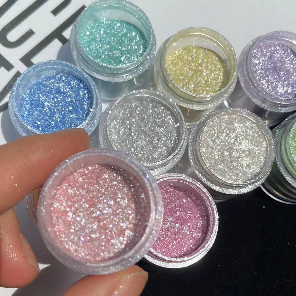 10 Holographic Glitter Colors