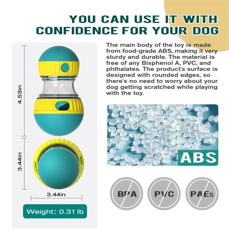 Interactive Tumbler Food Ball Toy