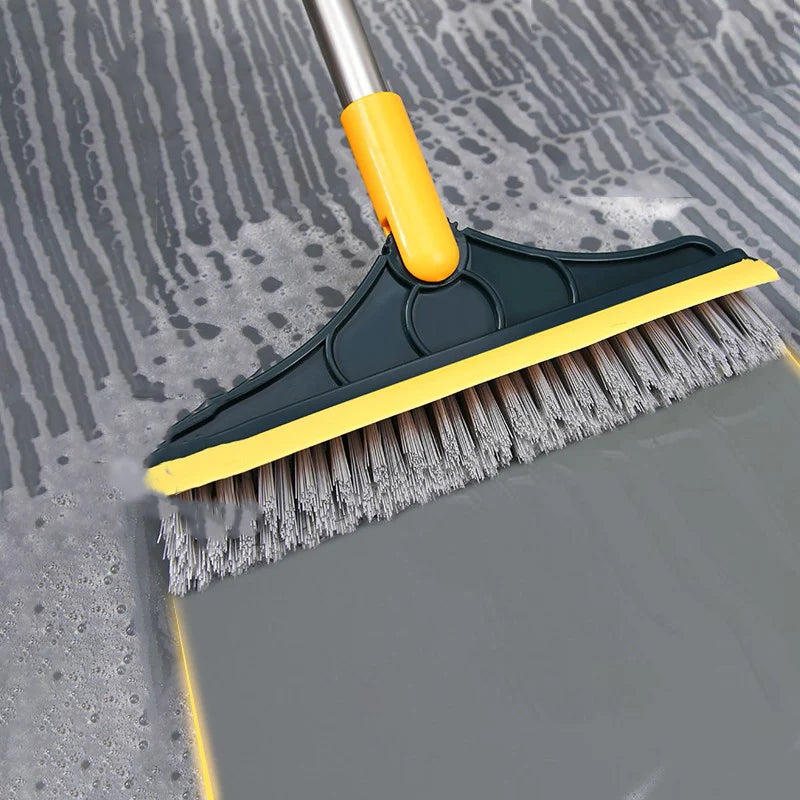 Bathroom Floor Brush with Long Handle for Tile Cleaning