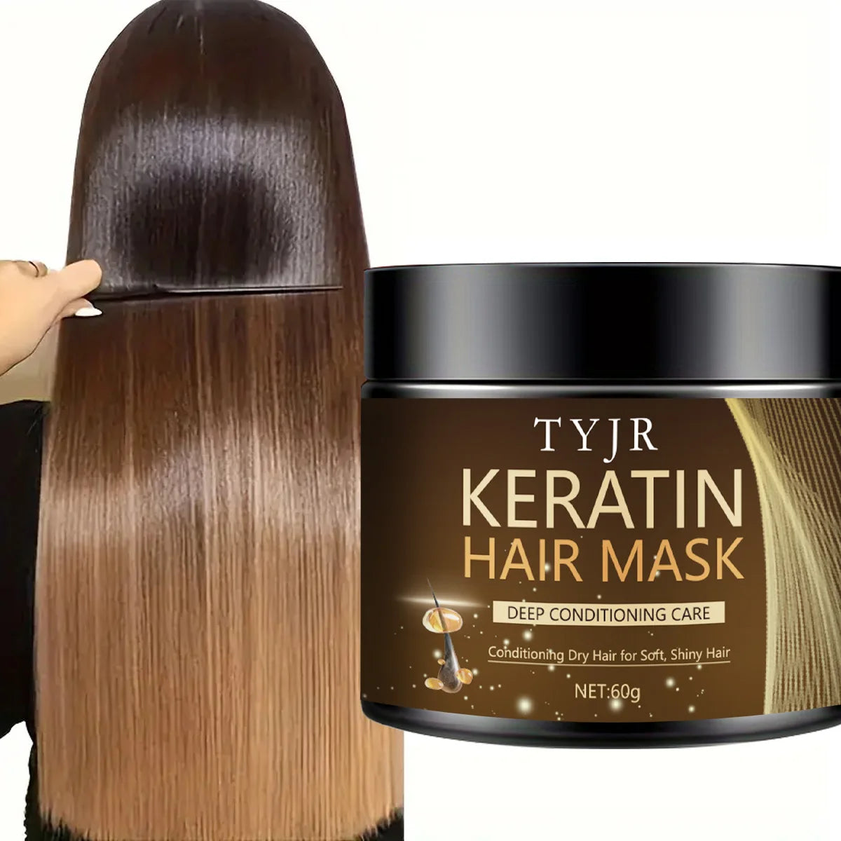 Keratin Hair Mask Professional Deep Repair Treatment