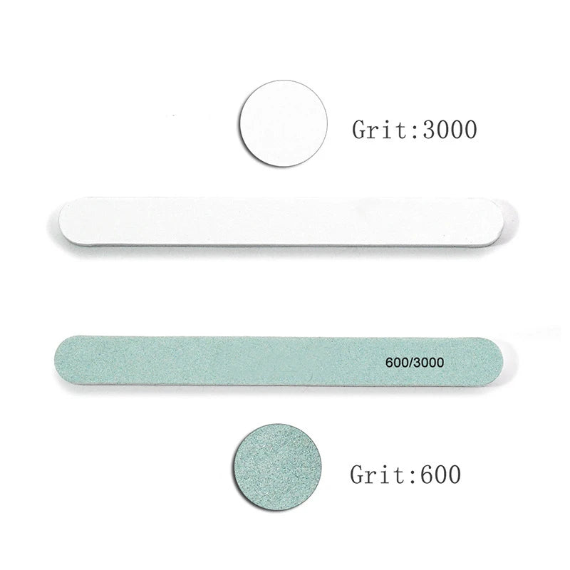 Dual-Grit Professional Nail Buffer Files