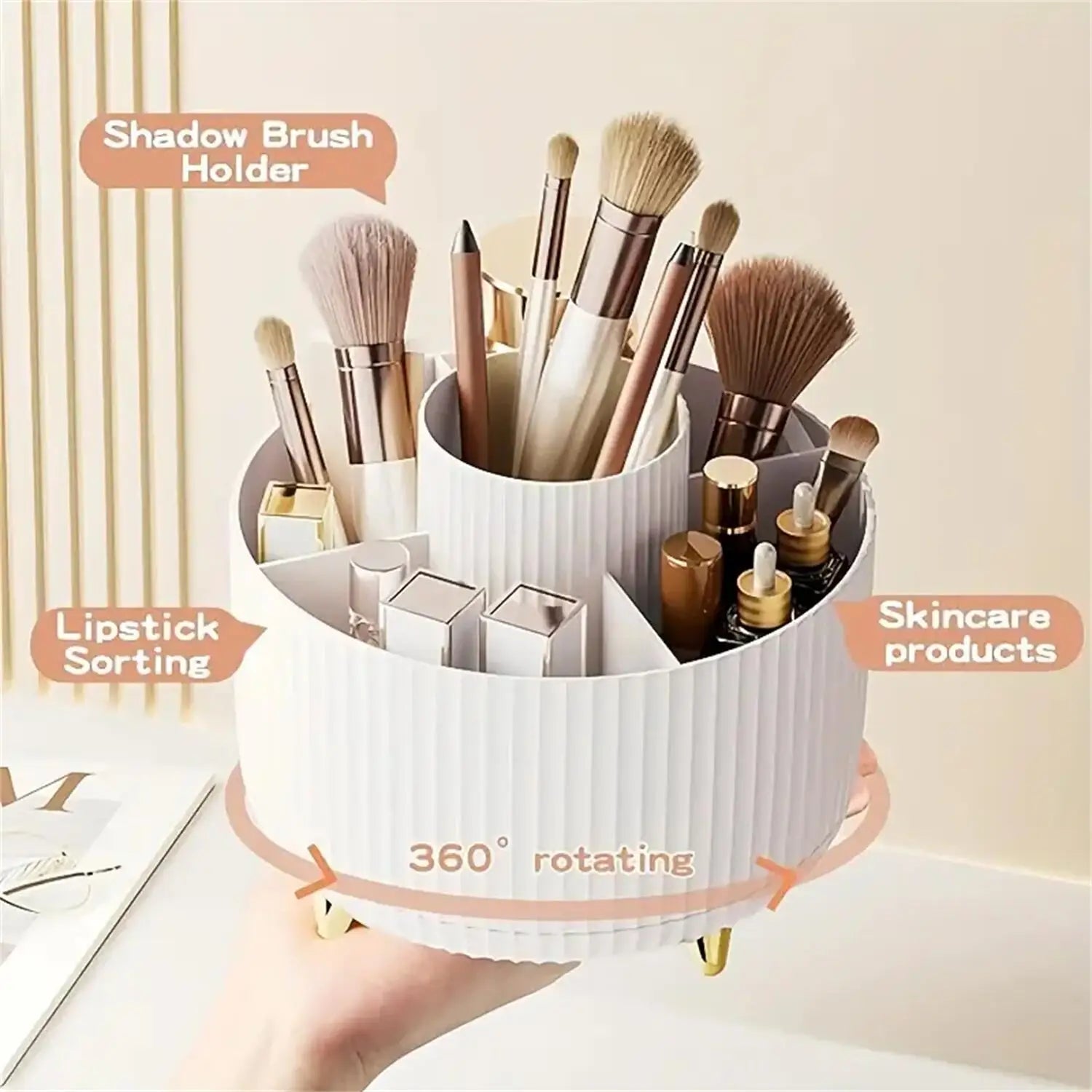 360° Rotating Cosmetic Organizer