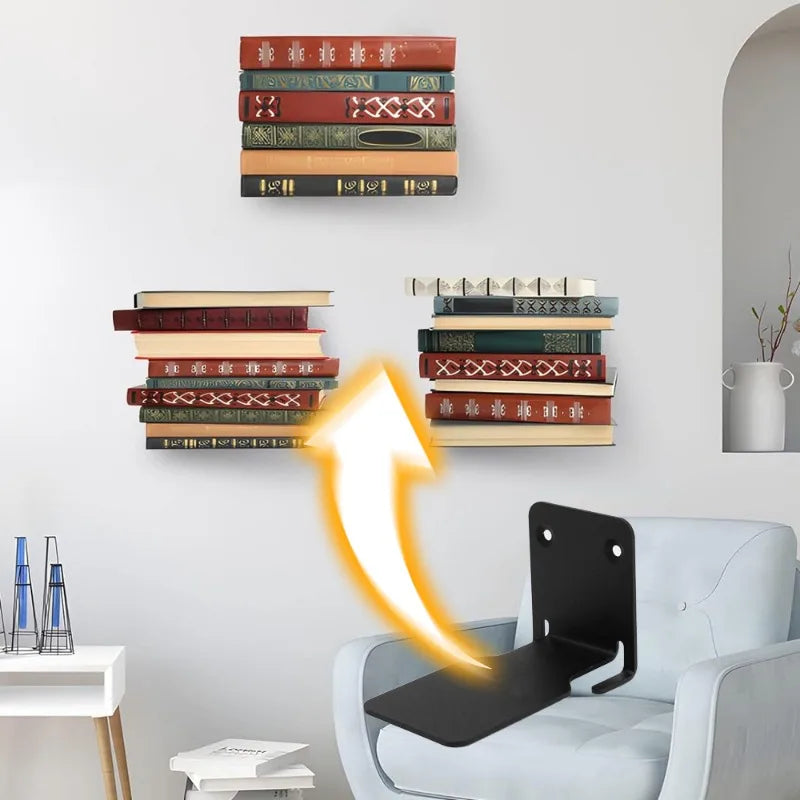 Stainless Steel Floating Bookshelf Bracket