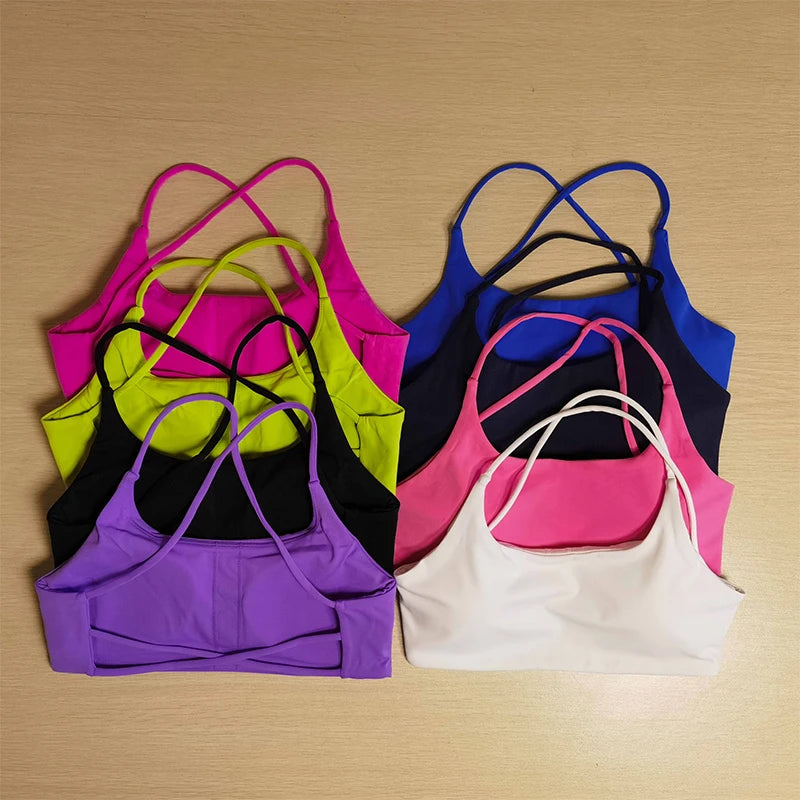 Cross Back Yoga Bra