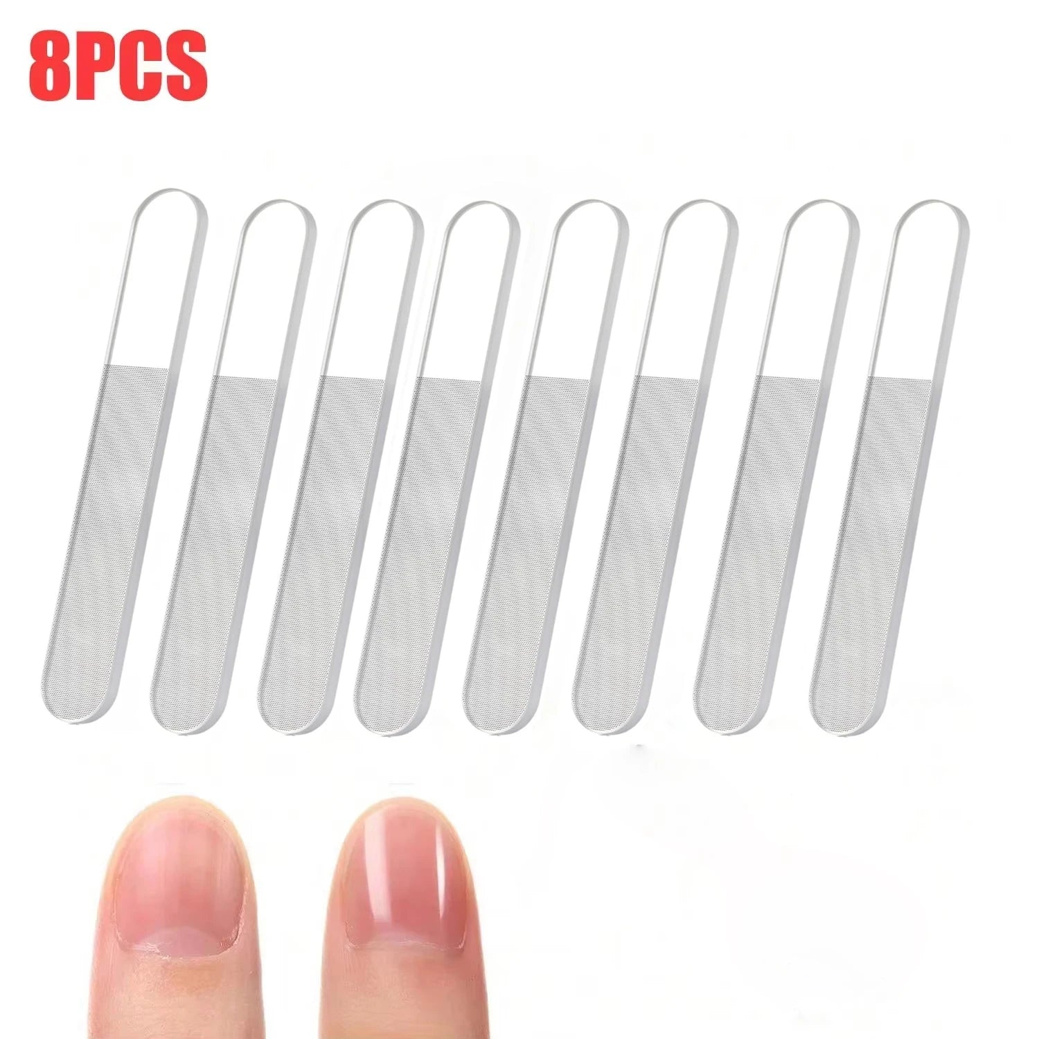 8-Piece Nano Glass Nail File Set