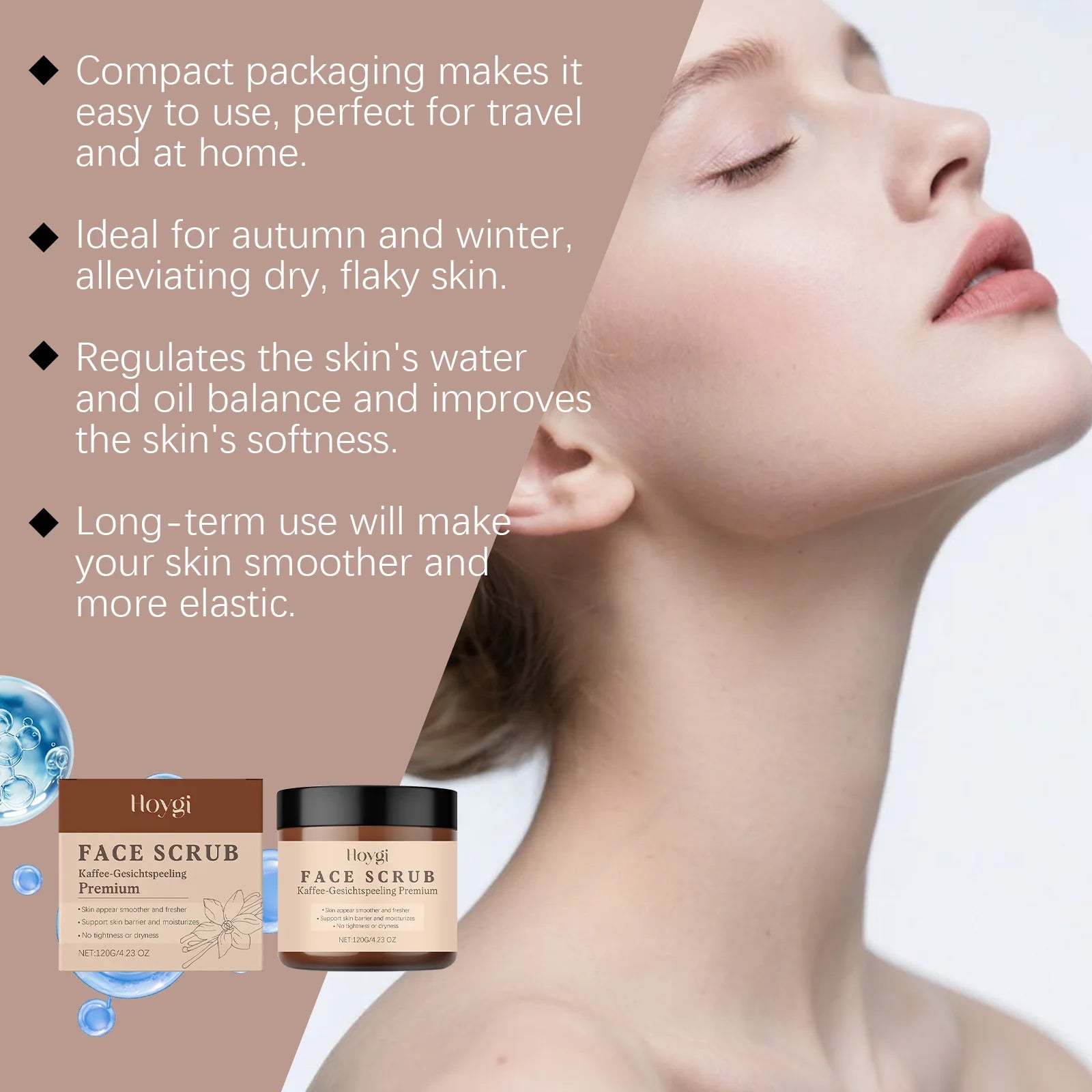 Vanilla Coffee Facial Scrub