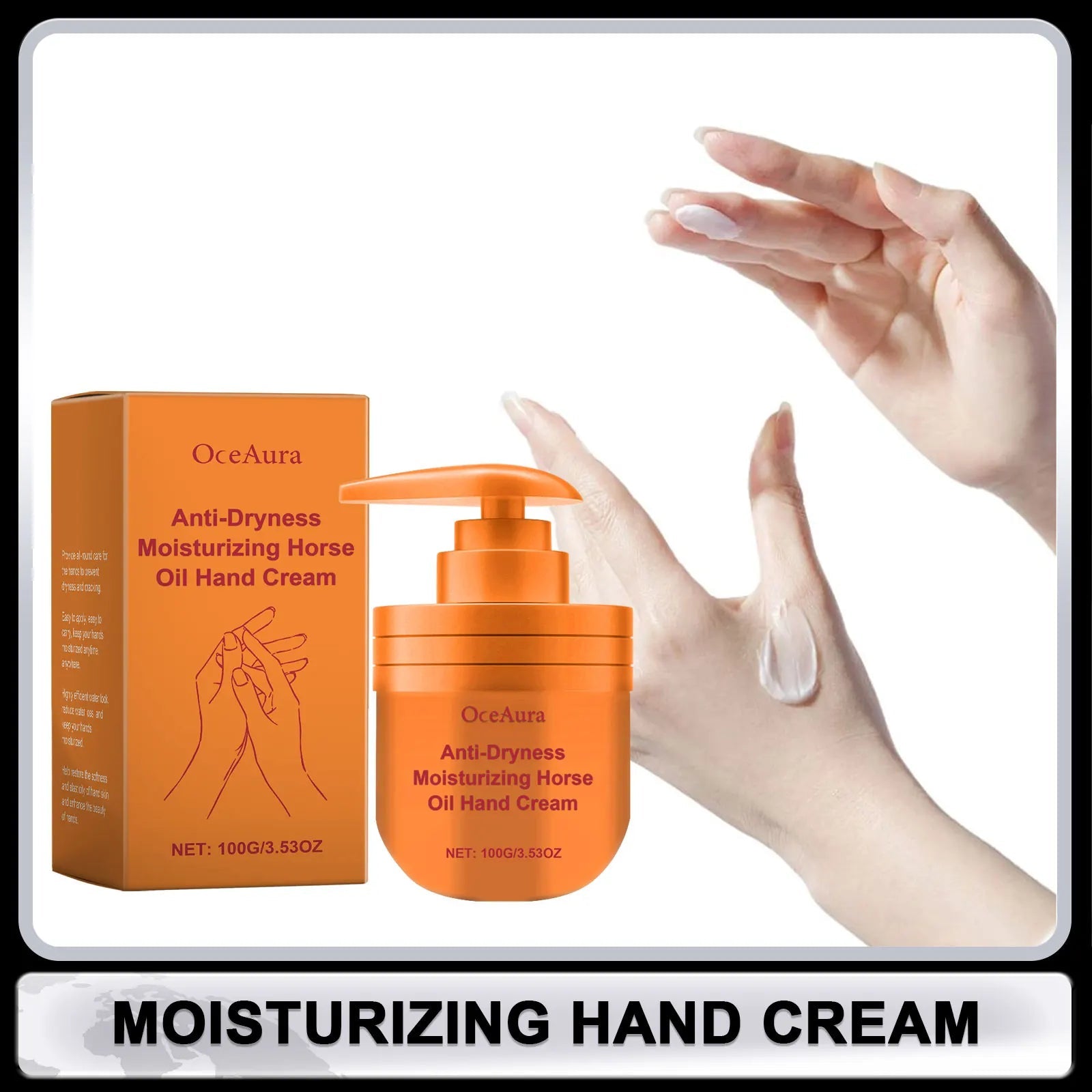 Horse Oil Moisturizing Hand Cream
