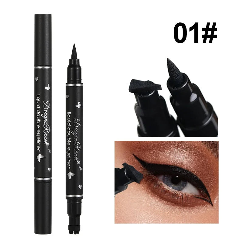 Double-Ended Waterproof Stamp Eyeliner Pen