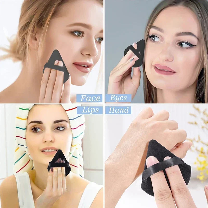 Triangle Velvet Powder Puff