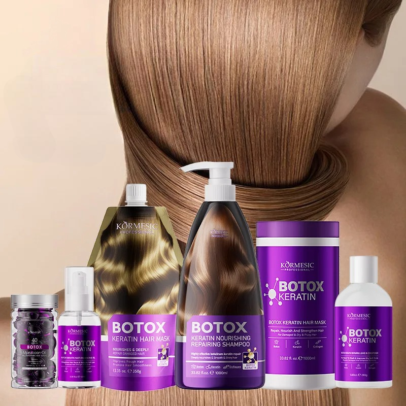 Salon-Grade Keratin Hair Repair Set