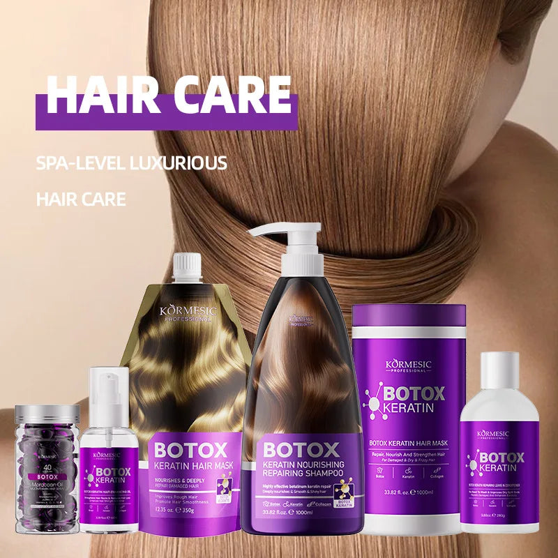 Salon-Grade Keratin Hair Repair Set