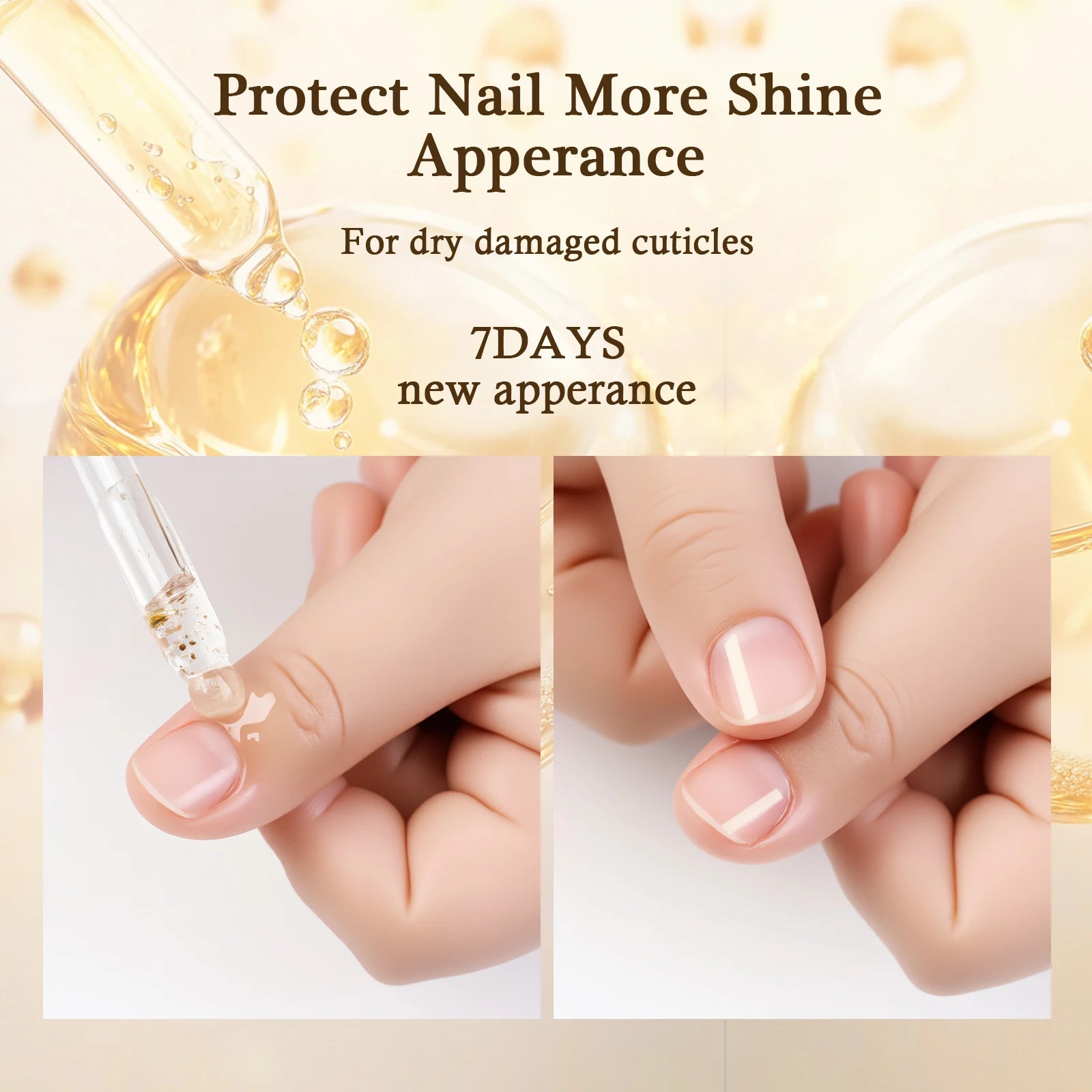 24K Golden Foil Nutritional Nail & Cuticle Oil