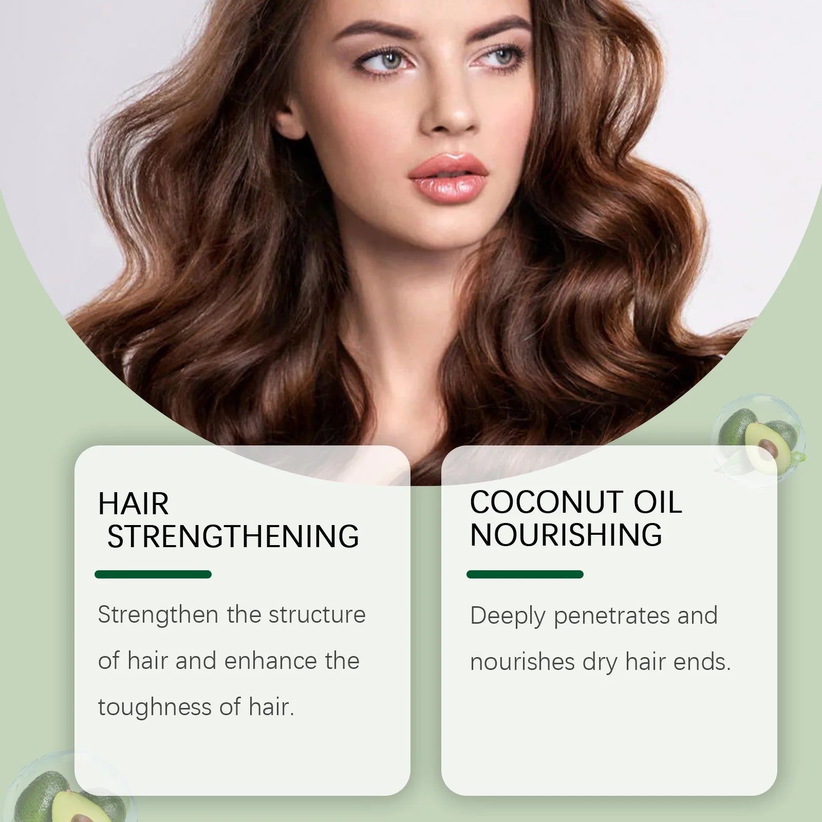 Avocado Oil Hair Mask Restores Dry