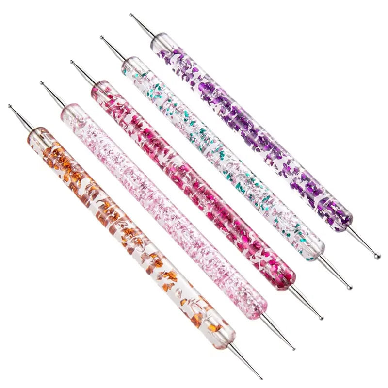 Dual-Ended Nail Art Dotting Pens Set